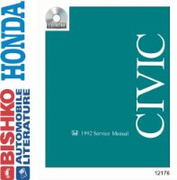 1992 Honda Civic Shop Service Repair Manual PDF sample image