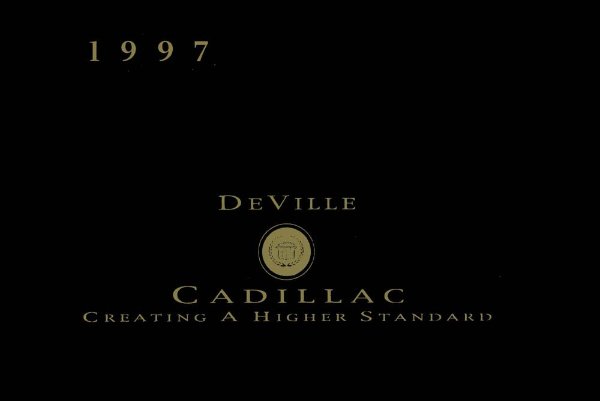 1997 Cadillac Deville Owner's Manual
