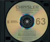 1963 CHRYSLER Full Line Body, Chassis & Electrical Service Manual sample image