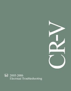 2005–2006 Honda CR-V Factory Shop Service Manual