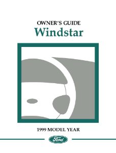 1999 Ford Windstar Owner's Manual