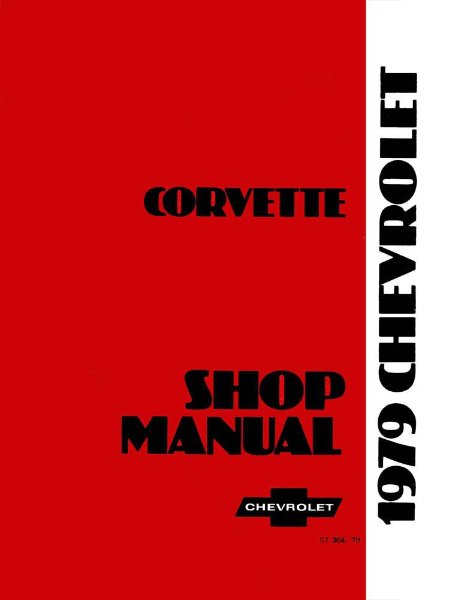 1979 Chevrolet Corvette Factory Shop Service Manual