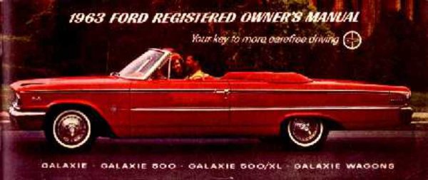 1963 Ford Galaxie Owner's Manual