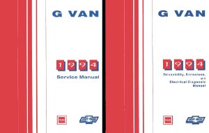 1994 Chevrolet Truck G Van Factory Shop Service Manual