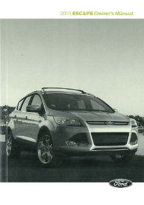 2015 Ford Escape Owner's Manual