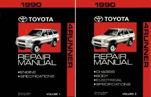 1990 Toyota 4-Runner Shop Service Repair Manual