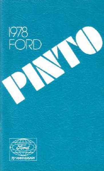 1978 Ford Pinto Owner's Manual