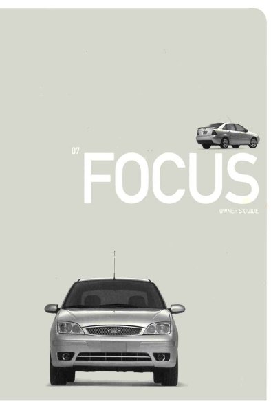 2007 Ford Focus Owner's Manual