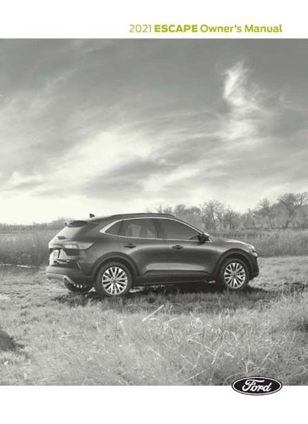 2021 Ford Escape Owner's Manual