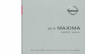 2013 Nissan Maxima Owner's Manual