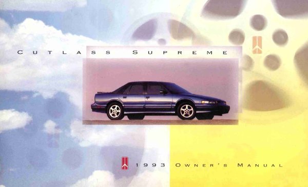 1993 Oldsmobile Cutlass Supreme Owner's Manual