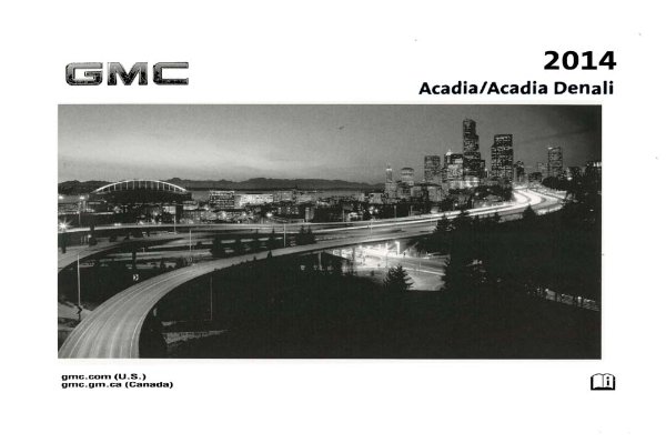 2014 GMC Acadia Owner's Manual