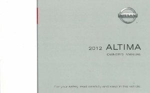 2012 Nissan Altima Owner's Manual