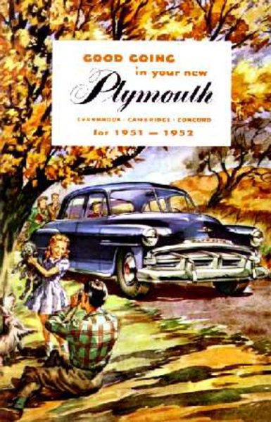 1951–1952 Plymouth All Models Owner's Manual