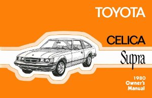 1980 Toyota Celica Supra Owner's Manual