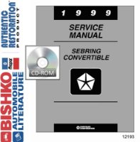 1999 Chrysler Sebring Convertible Shop Service Repair Manual PDF Engine Wiring sample image