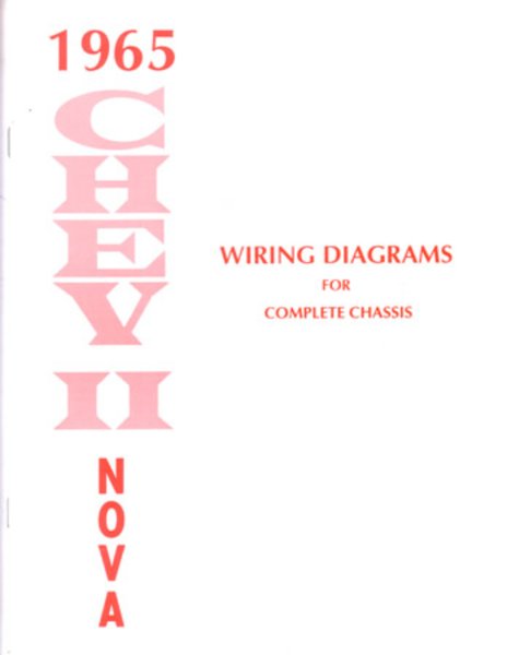 1965 Chevrolet Chevy II, Nova Wiring Diagrams Manual