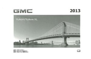 2013 GMC Yukon, Yukon XL Owner's Manual