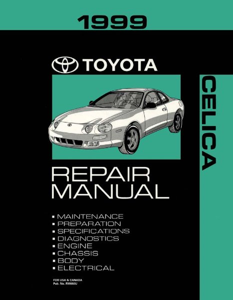 1999 Toyota Celica Factory Shop Service Manual