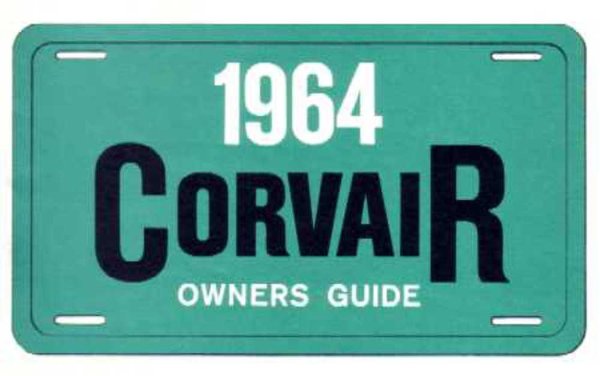 1964 Chevrolet Corvair Owner's Manual