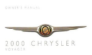 2000 Chrysler Voyager Owner's Manual