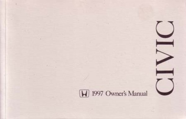 1997 Honda Civic Coupe Owner's Manual