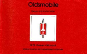 1978 Oldsmobile Omega & Starfire Owner's Manual