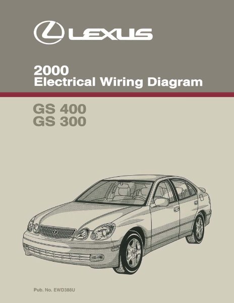 2000 Lexus GS 400, GS 300 Wiring Diagrams Manual