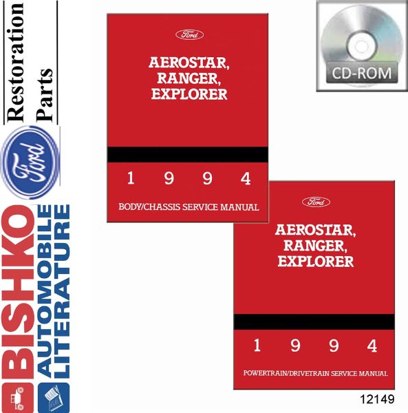1994 Ford Truck Aerostar Explorer Ranger Shop Service Repair Manual PDF Engine
