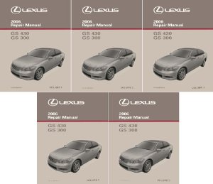 2006 Lexus GS 430, GS 300 Factory Shop Service Manual