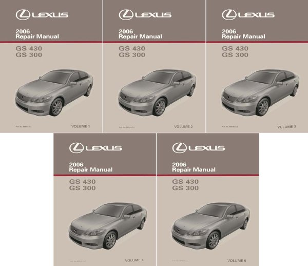 2006 Lexus GS 430, GS 300 Factory Shop Service Manual