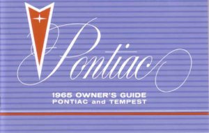 1965 Pontiac Tempest Owner's Manual
