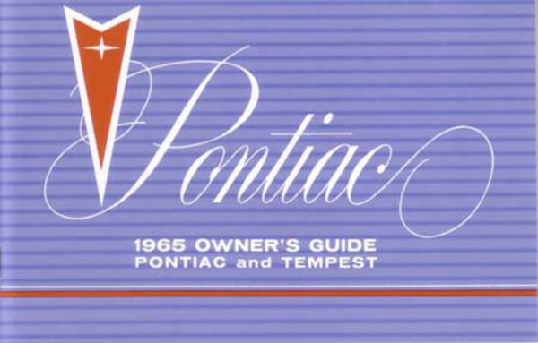 1965 Pontiac Tempest Owner's Manual