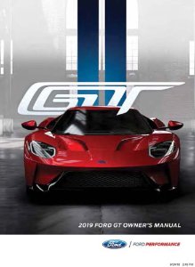 2019 Ford GT Owner's Manual