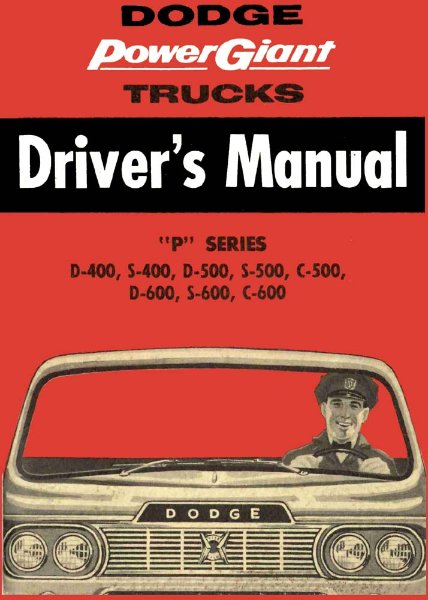 1960 Dodge Medium Duty (D&S 400-600 & C 500-600) Owner's Manual