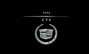 2003 Cadillac CTS Owner's Manual
