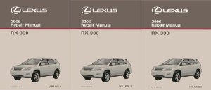 2006 Lexus RX 330 Factory Shop Service Manual