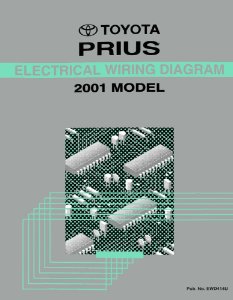 2001 Toyota Prius Wiring Diagrams Manual