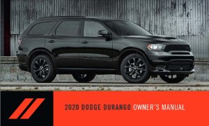 2020 Dodge Durango Owner's Manual