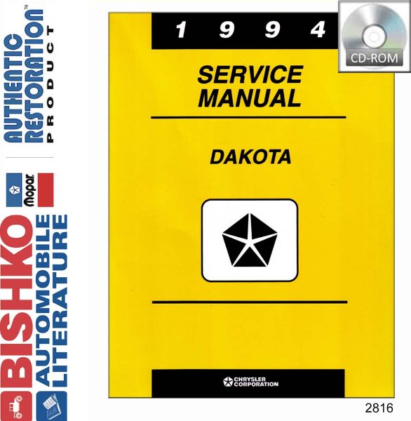 1994 Dodge Truck Dakota Factory Shop Service Manual