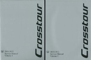 2010–2012 Honda Crosstour - 6 CYL ONLY Factory Shop Service Manual