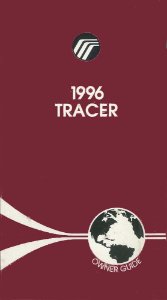 1996 Mercury Tracer Owner's Manual