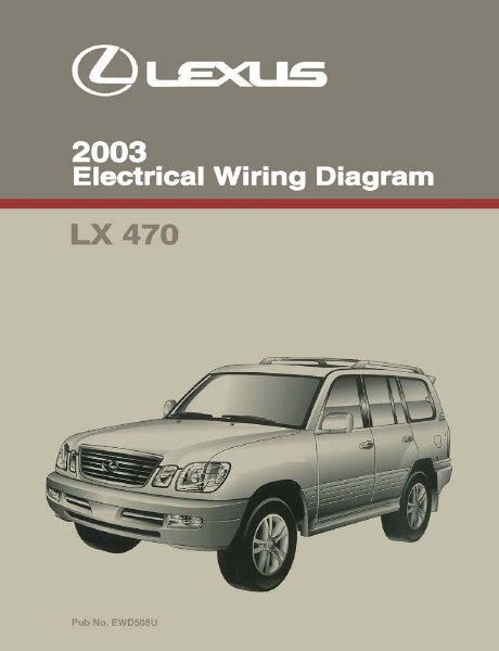 2003 Lexus LX 470 Wiring Diagrams Manual