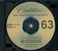 1963 CADILLAC Body, Chassis & Electrical Service Manual sample image