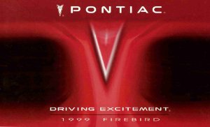 1999 Pontiac Firebird Owner's Manual
