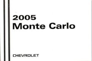 2005 Chevrolet Monte Carlo Owner's Manual