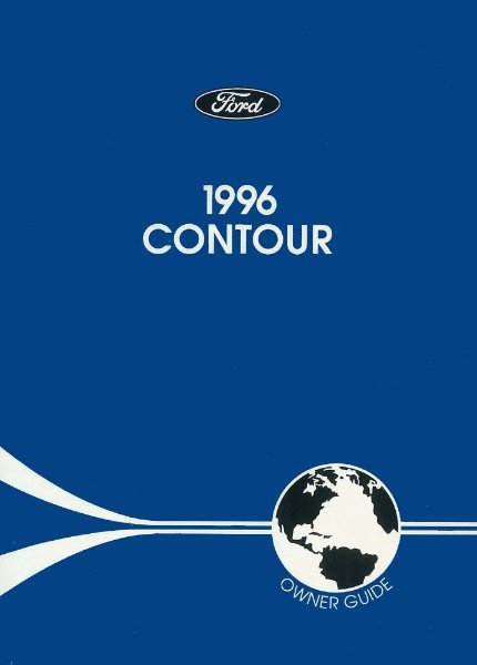1996 Ford Contour Owner's Manual