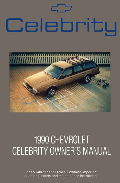 1990 Chevrolet Celebrity Owner's Manual
