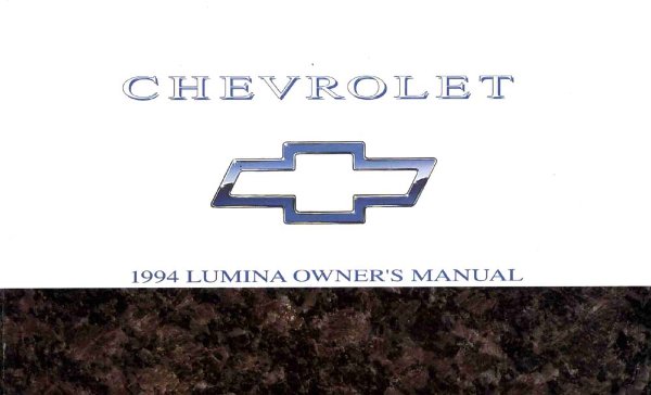 1994 Chevrolet Lumina Owner's Manual