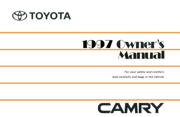 1997 Toyota Camry Owner's Manual